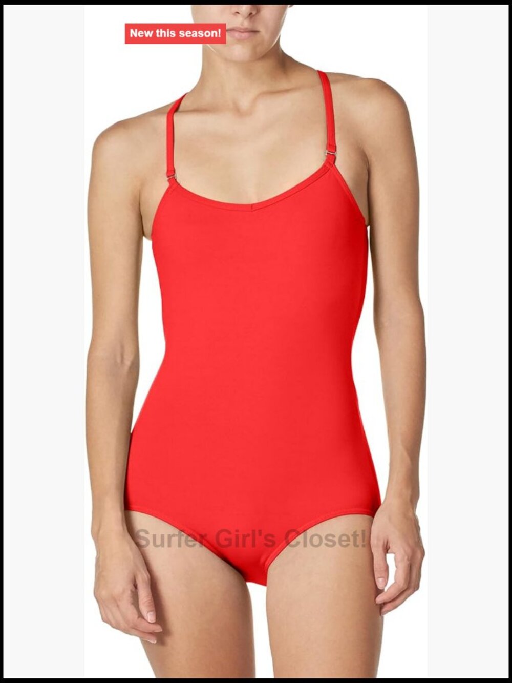 Camisole Leotard for Dance, Adjustable Straps, High Stretch, Sleeveless